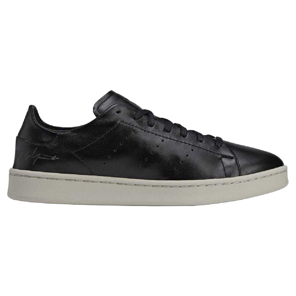 Black - Lifestyle - Y-3 Unisex Adult Stan Smith Leather Trainers