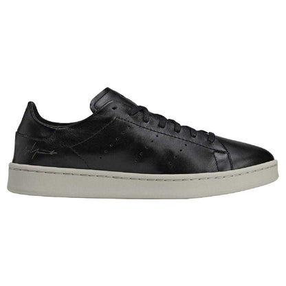 Black - Lifestyle - Y-3 Unisex Adult Stan Smith Leather Trainers