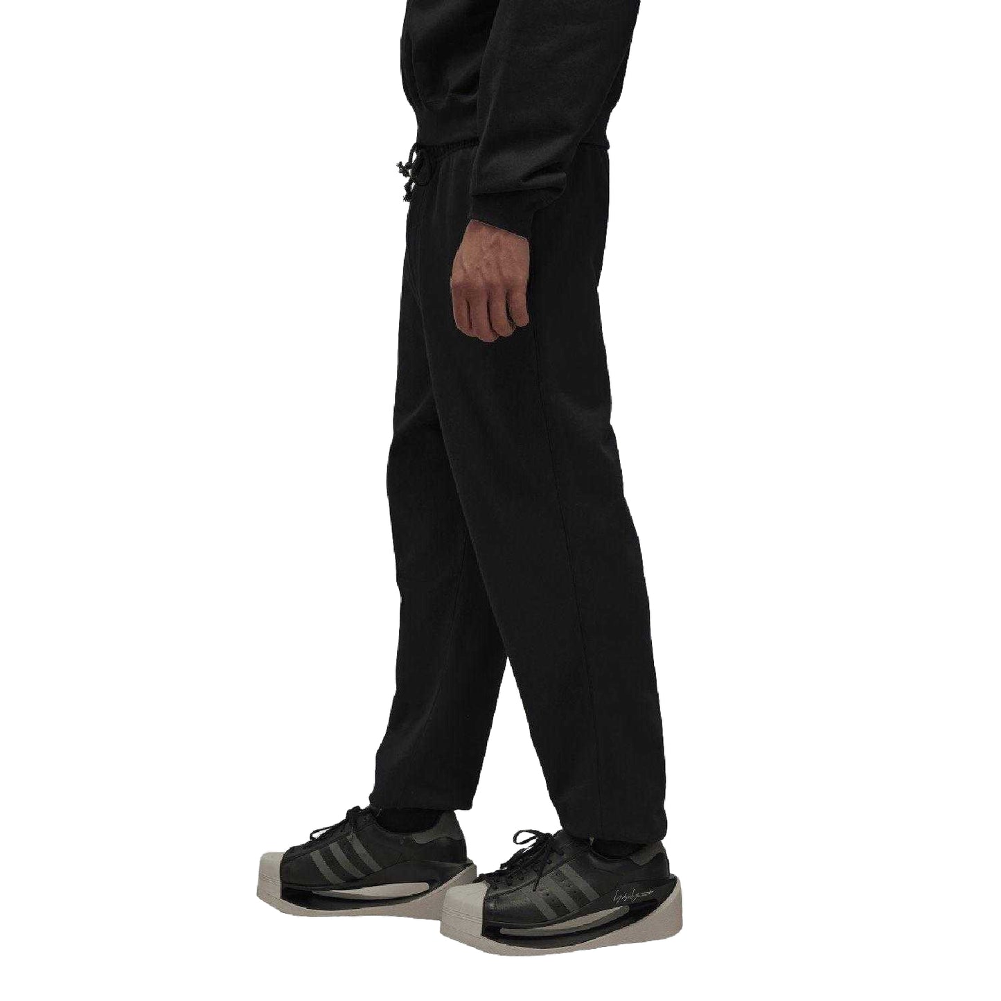 Black - Lifestyle - Y-3 Mens Brushed Terry Jogging Bottoms