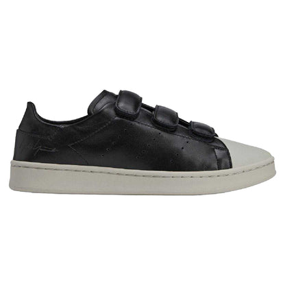 Black - Lifestyle - Adidas Unisex Adult Y-3 Stan Smith Leather Hook and Loop Trainers