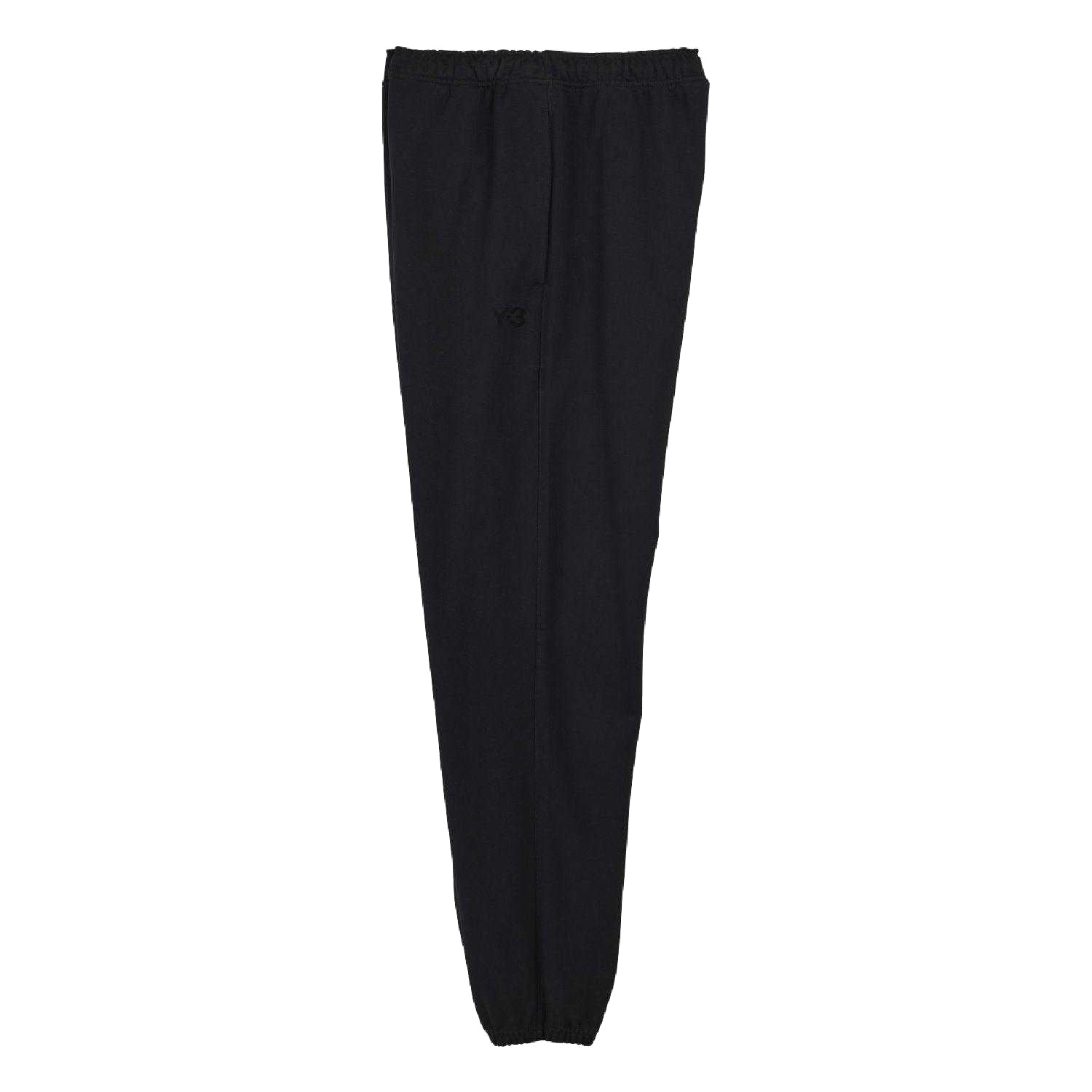 Black - Front - Y-3 Mens French Terry Tracksuit Bottoms