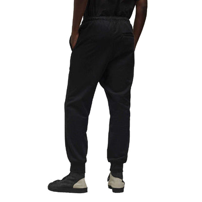 Black - Back - Y-3 Mens Brushed Terry Cuffed Jogging Bottoms