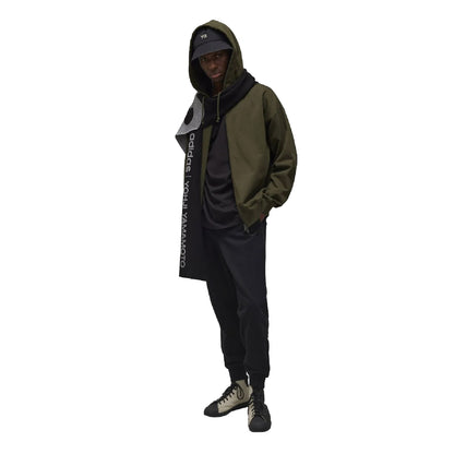 Black - Lifestyle - Y-3 Mens Brushed Terry Cuffed Jogging Bottoms
