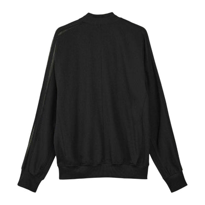 Black - Back - Y-3 Mens 3 Stripes Track Top
