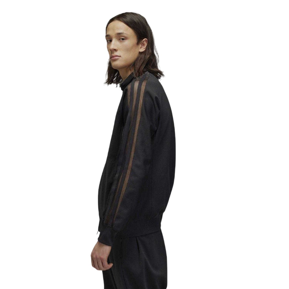 Black - Side - Y-3 Mens 3 Stripes Track Top