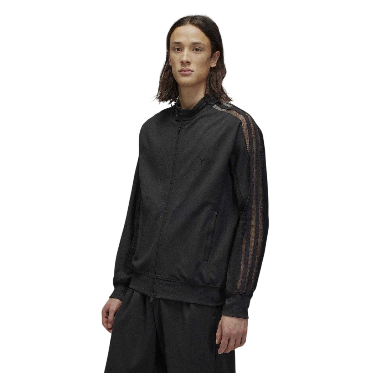 Black - Lifestyle - Y-3 Mens 3 Stripes Track Top