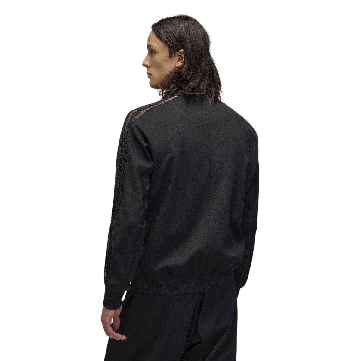 Black - Pack Shot - Y-3 Mens 3 Stripes Track Top