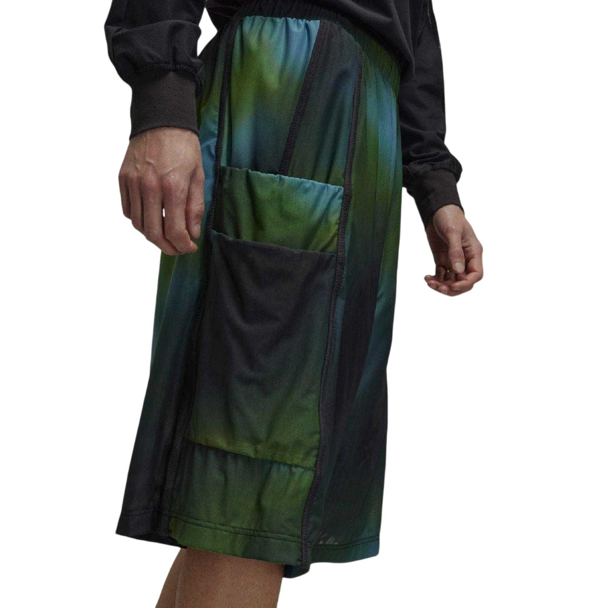 Multicoloured - Lifestyle - Y-3 Mens Mesh All-Over Print Shorts