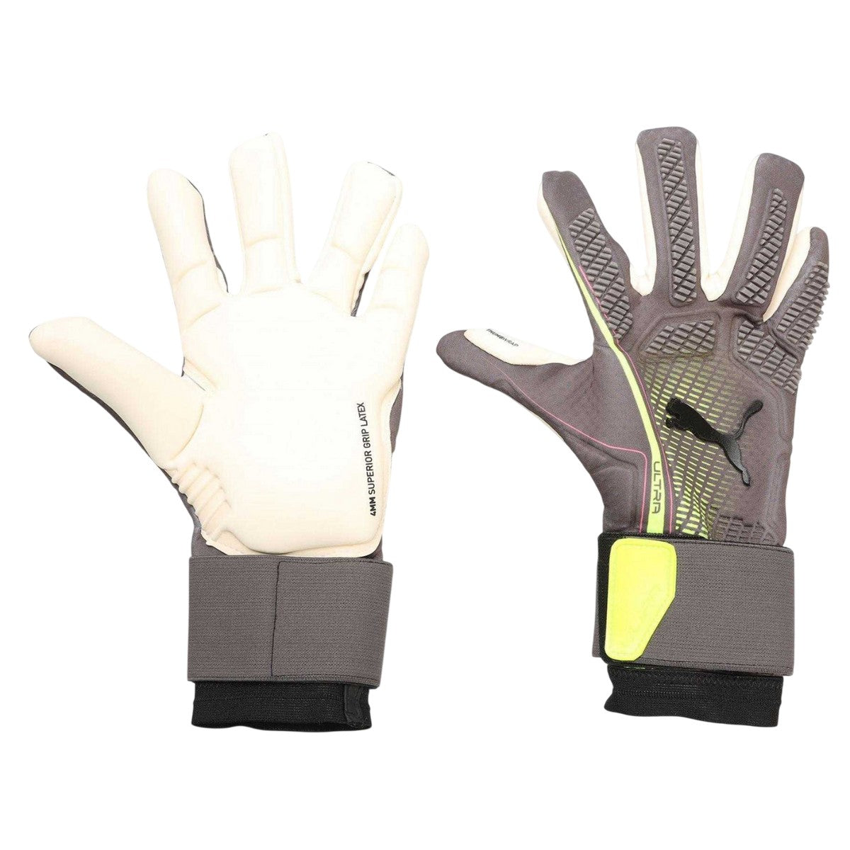 Silver - Side - Puma Unisex Adult Ultra Hybrid Goalkeeper Gloves