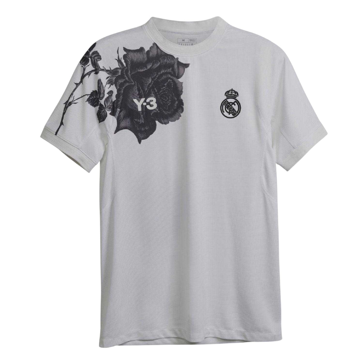 White - Front - Y-3 Mens Real Madrid CF Jersey