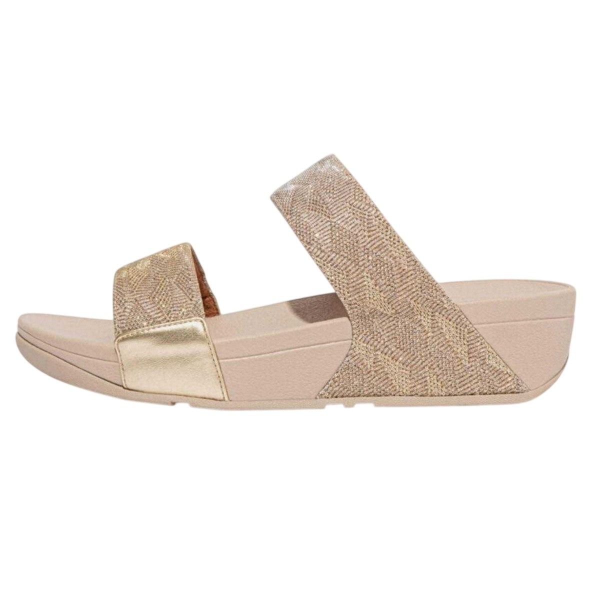 Rose Gold - Side - Fit Flop Womens-Ladies Lulu Glitz Sandals