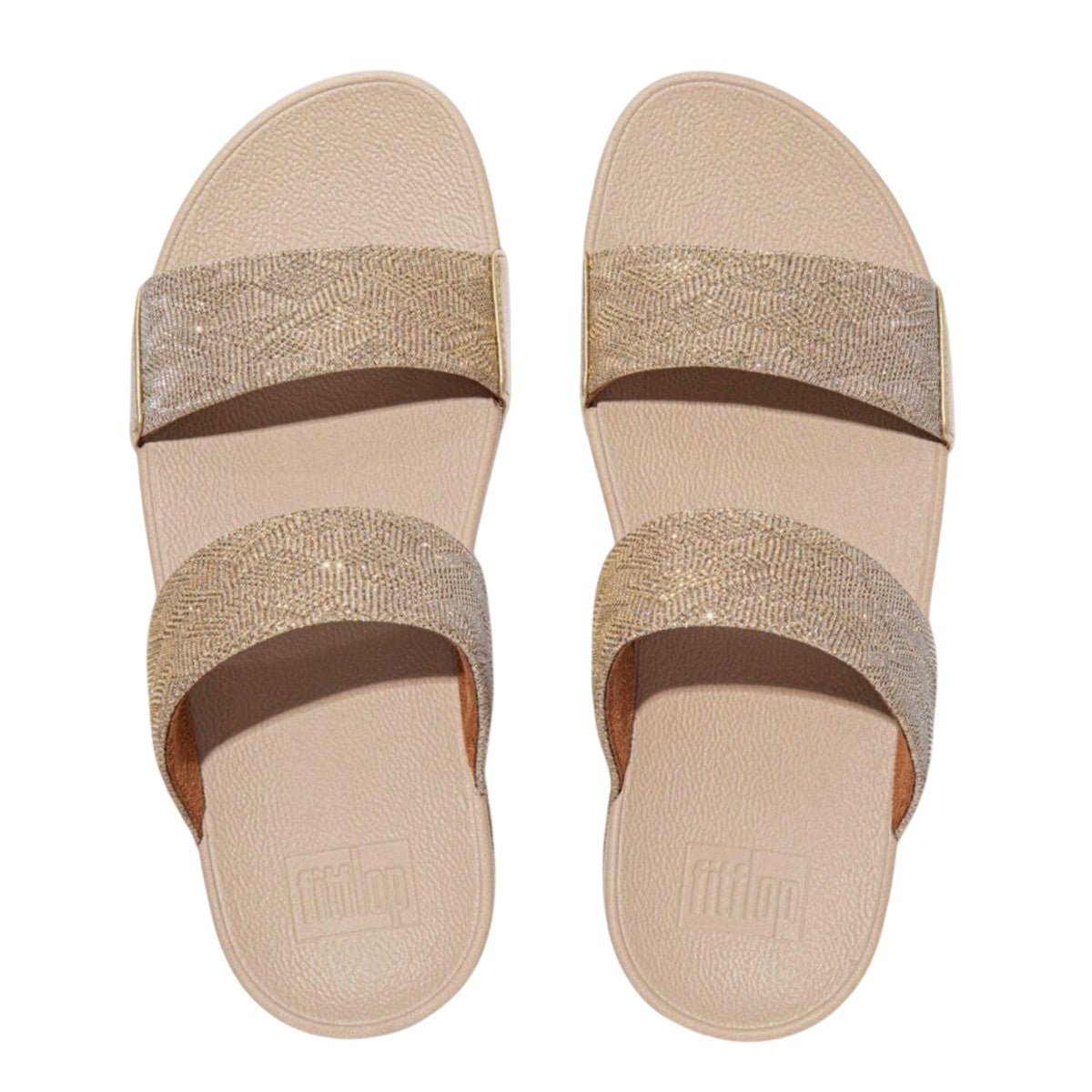 Rose Gold - Lifestyle - Fit Flop Womens-Ladies Lulu Glitz Sandals