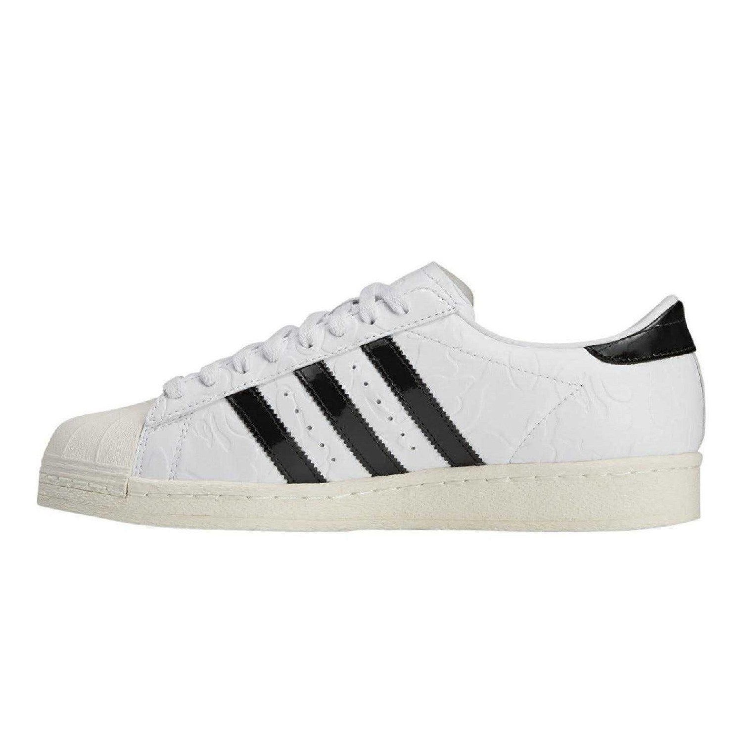 White - Lifestyle - Adidas Unisex Adult SSTR Bape Trainers