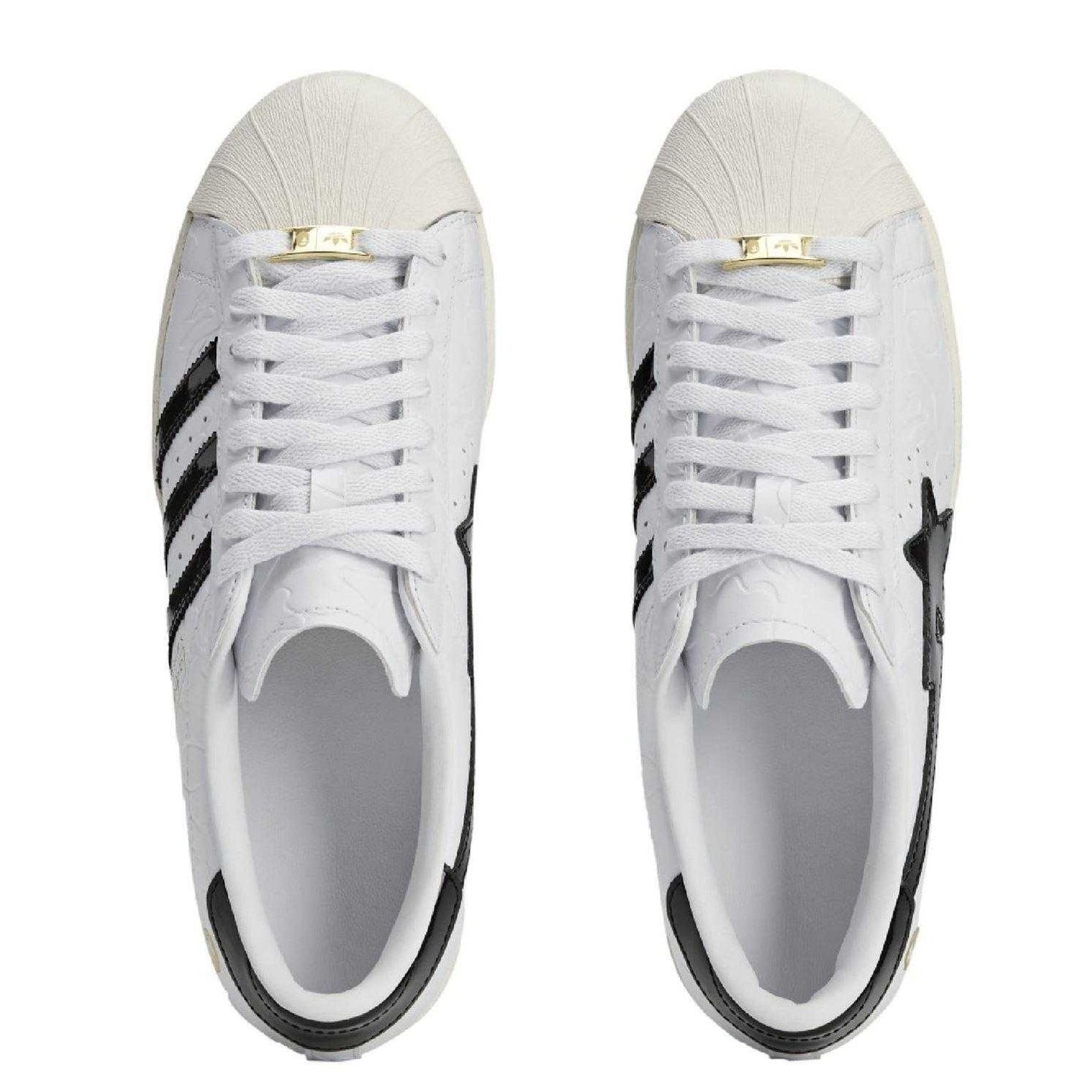 White - Pack Shot - Adidas Unisex Adult SSTR Bape Trainers