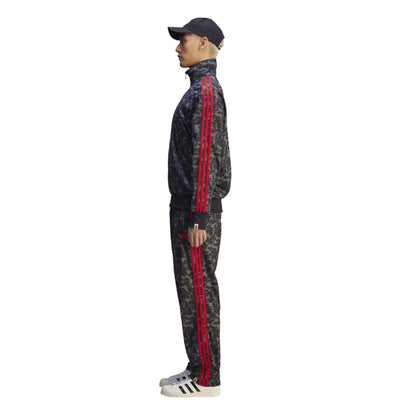 Black - Side - Adidas Mens Firebird Bape Jogging Bottoms