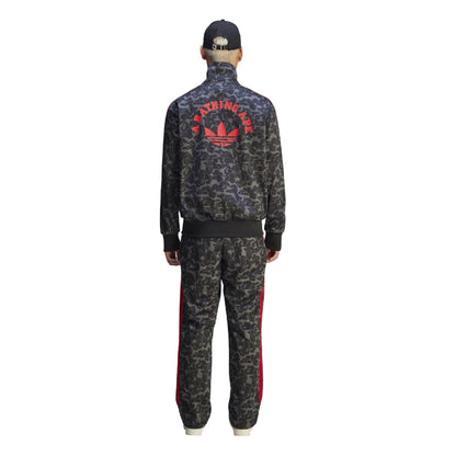 Black - Close up - Adidas Mens Firebird Bape Jogging Bottoms