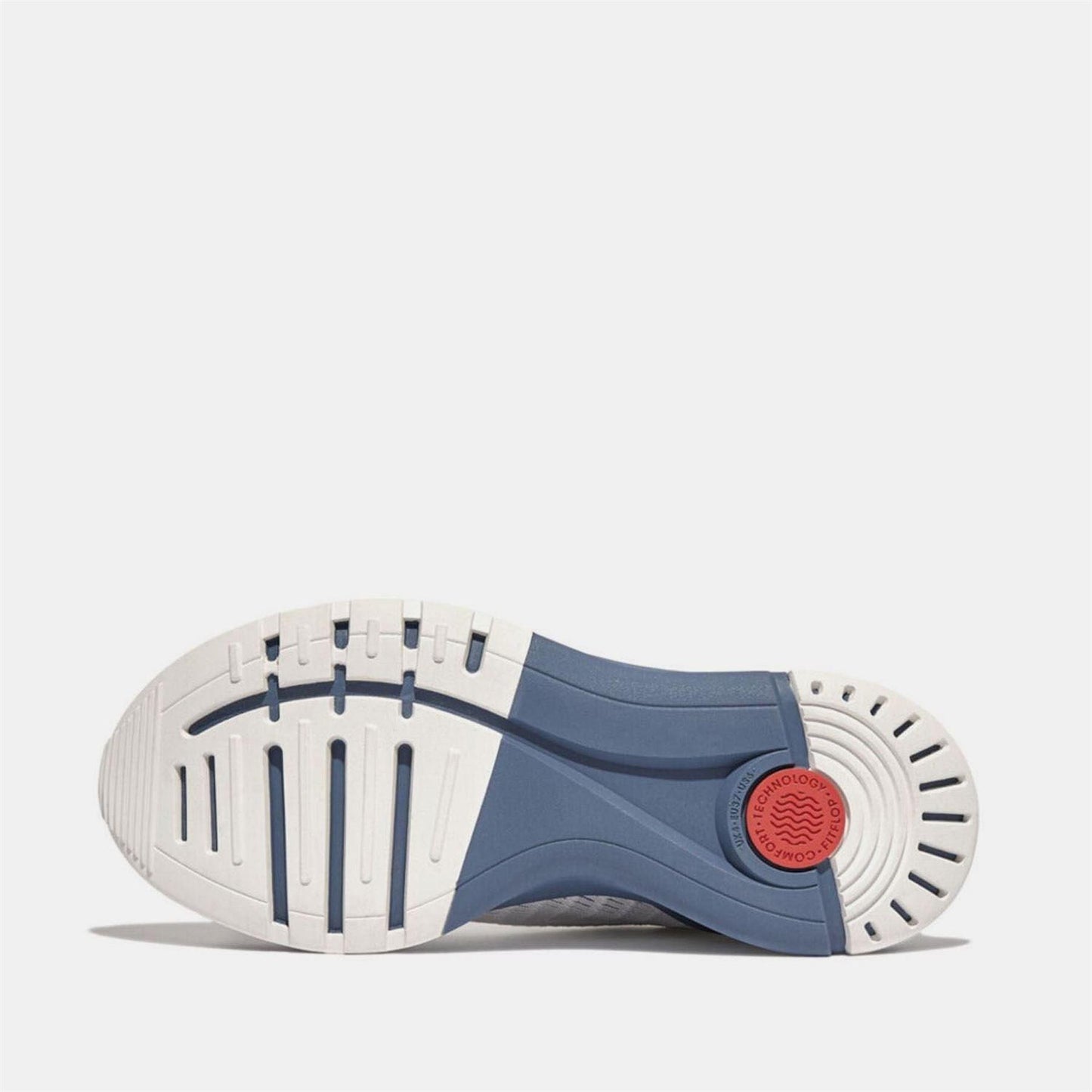 Blue - Side - FitFlop Womens-Ladies Vitamin FFX Knitted Sports Trainers