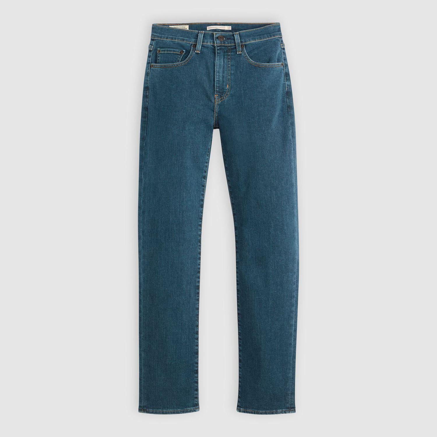 Dark Blue - Front - Levis Womens-Ladies 724 High Rise Straight Jeans