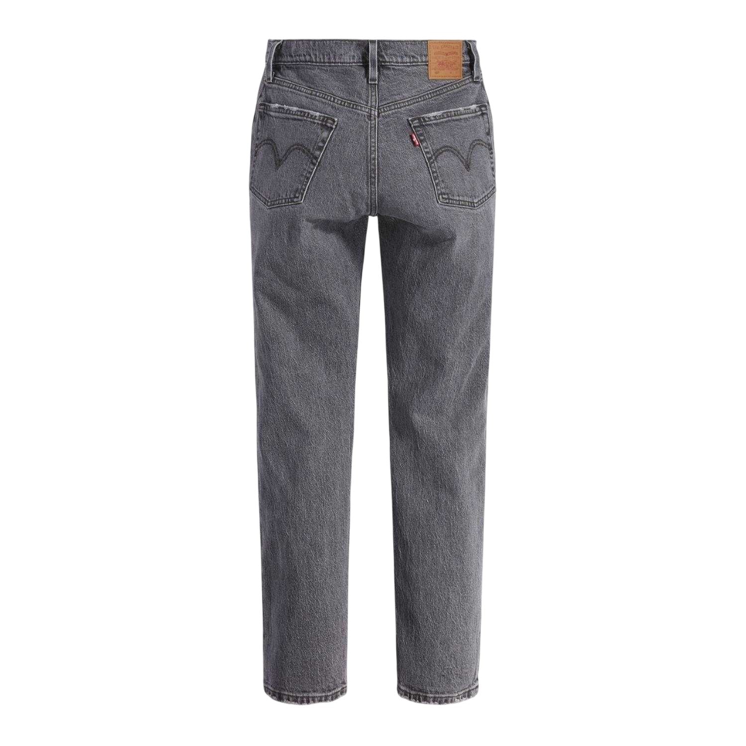 Grey - Back - Levis Womens-Ladies 501 Original Jeans