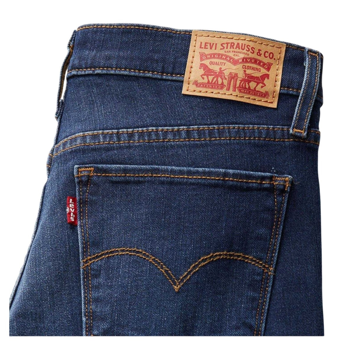Blue - Lifestyle - Levis Womens-Ladies 312 Slim Shaping Jeans