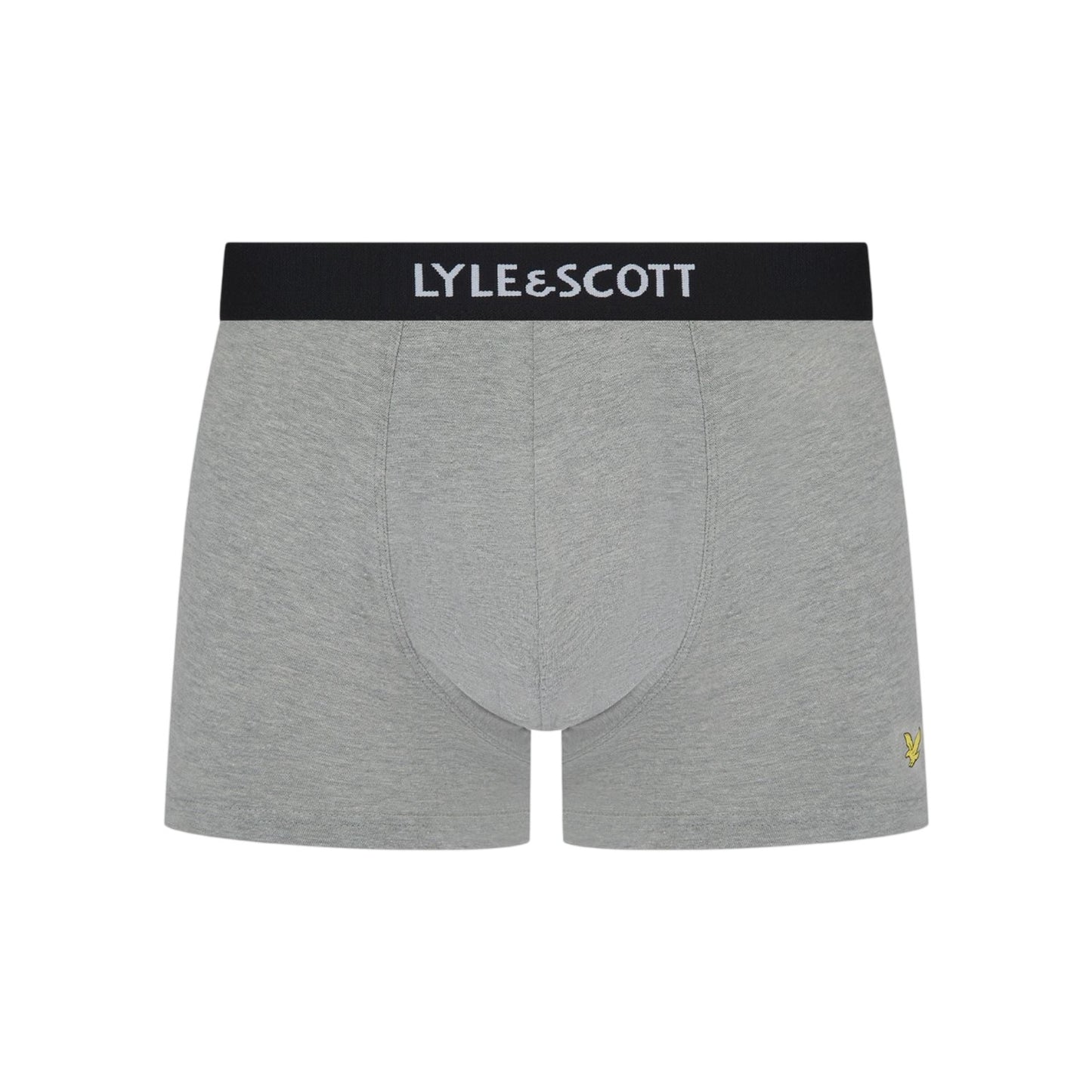 Black-White-Grey - Back - Lyle & Scott Mens Henrick Boxer Shorts (Pack of 5)