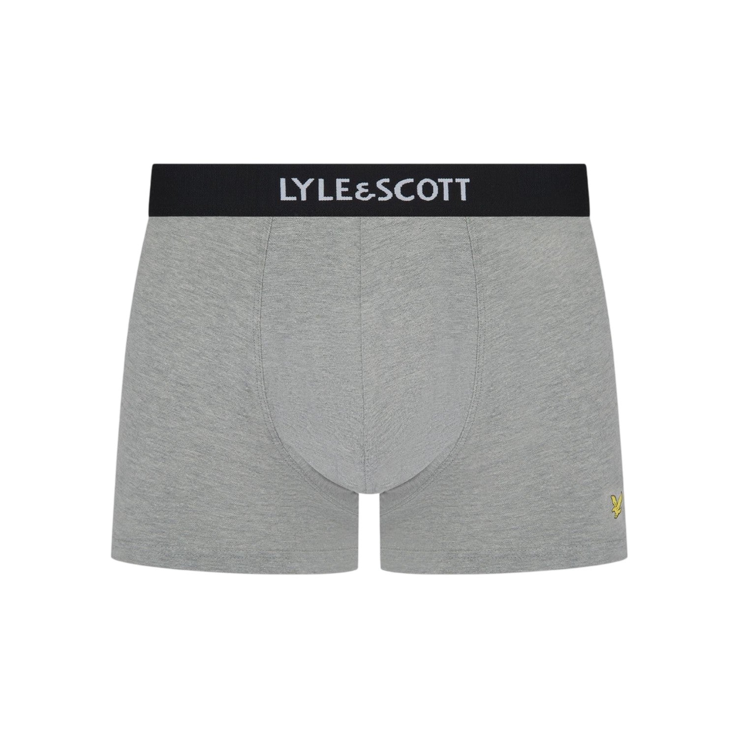 Black-White-Grey - Back - Lyle & Scott Mens Henrick Boxer Shorts (Pack of 5)