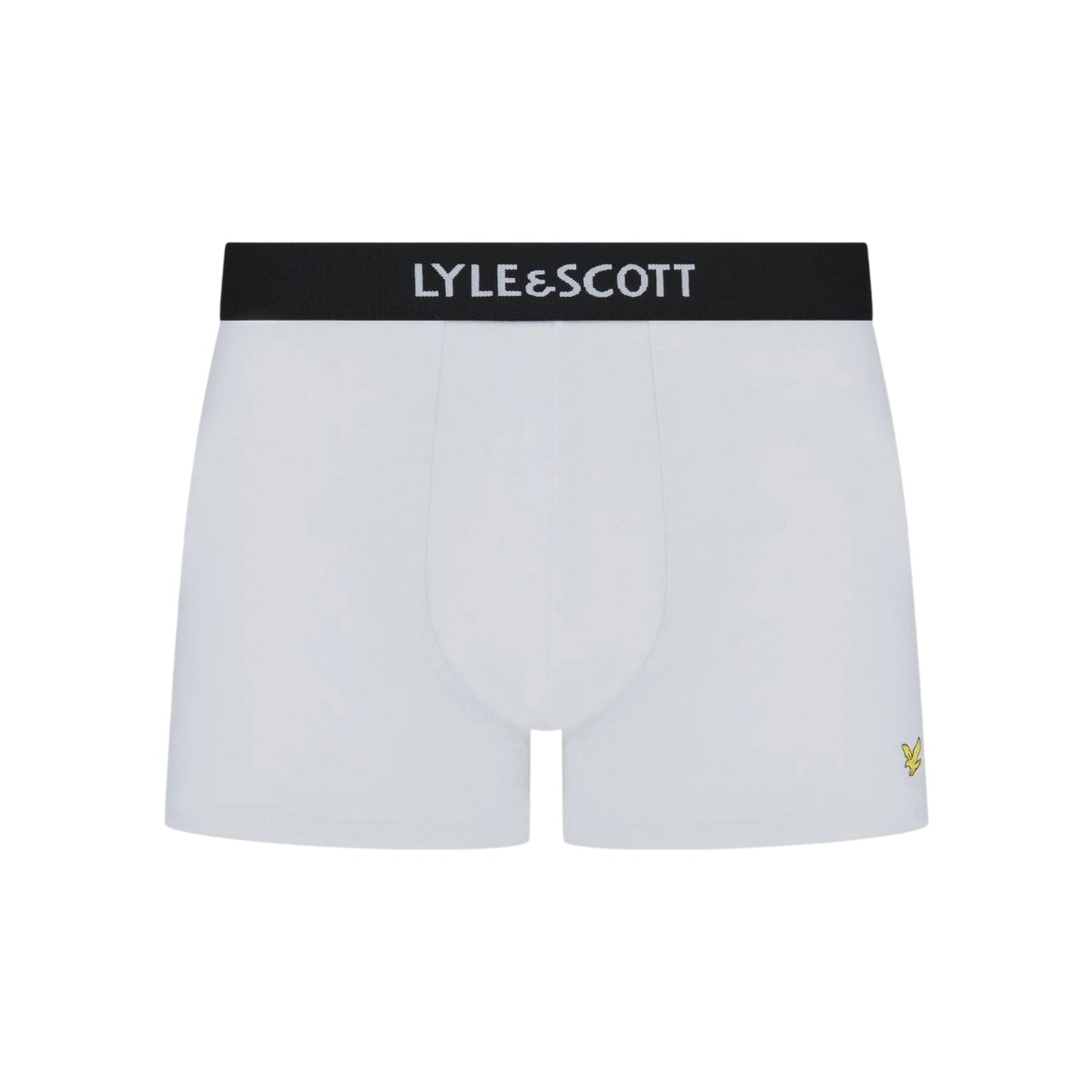 Black-White-Grey - Side - Lyle & Scott Mens Henrick Boxer Shorts (Pack of 5)