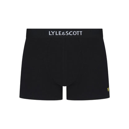 Black-White-Grey - Lifestyle - Lyle & Scott Mens Henrick Boxer Shorts (Pack of 5)