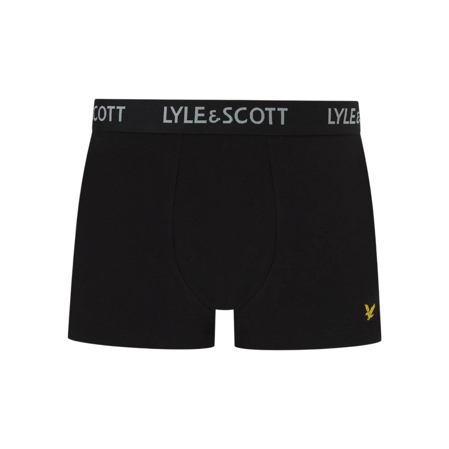 Black - Back - Lyle & Scott Mens Miller Boxer Shorts (Pack of 5)