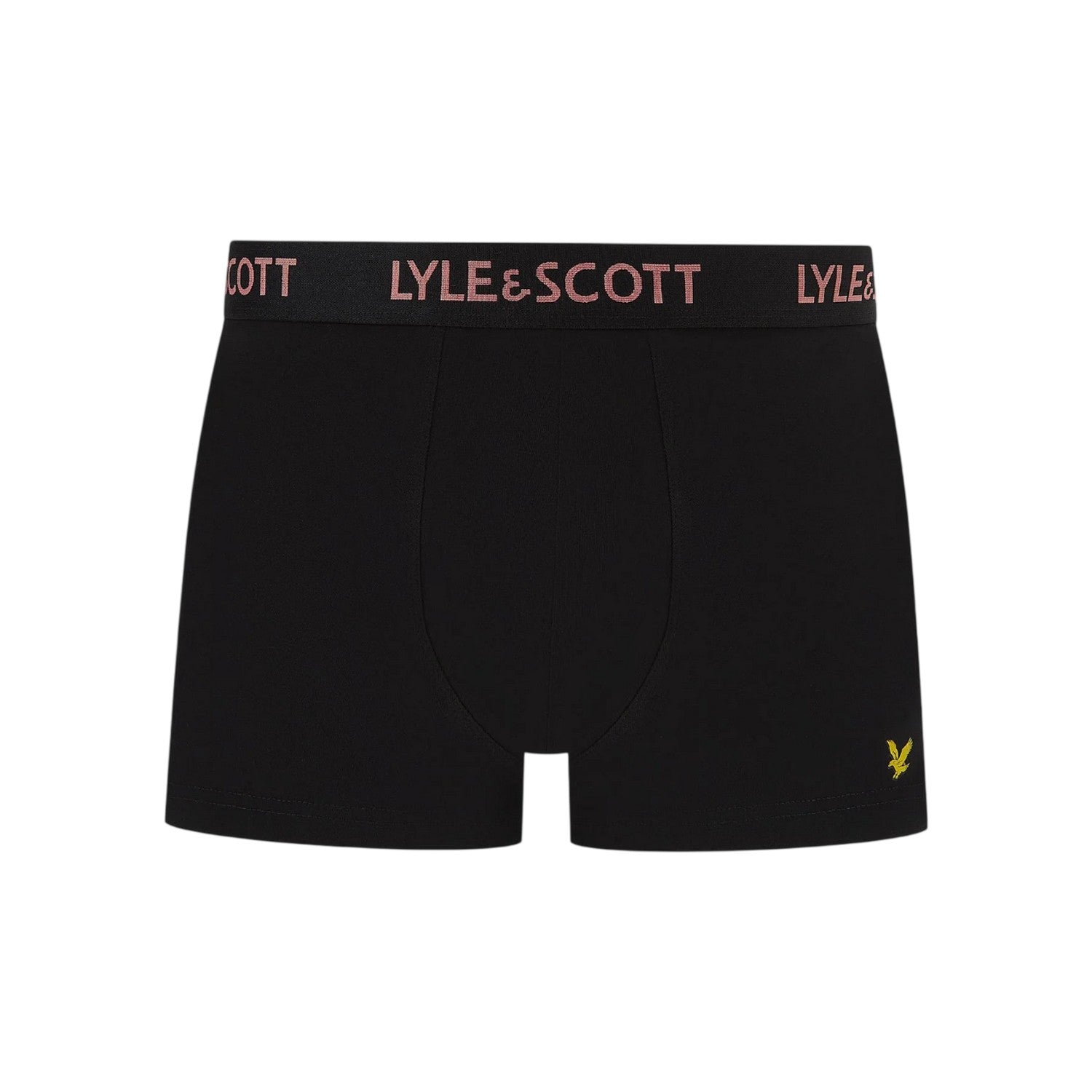 Black - Pack Shot - Lyle & Scott Mens Miller Boxer Shorts (Pack of 5)