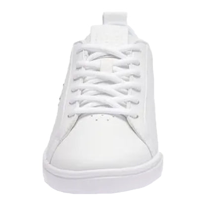 White-Green - Side - Lacoste Womens-Ladies G Elite Leather Trainers