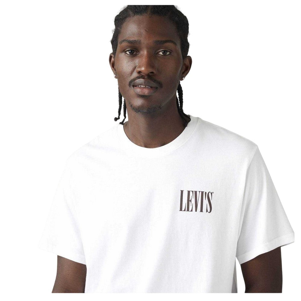 White - Side - Levis Mens Graphic Relaxed Fit T-Shirt