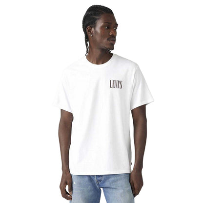 White - Lifestyle - Levis Mens Graphic Relaxed Fit T-Shirt