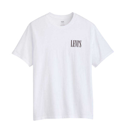 White - Front - Levis Mens Graphic Relaxed Fit T-Shirt