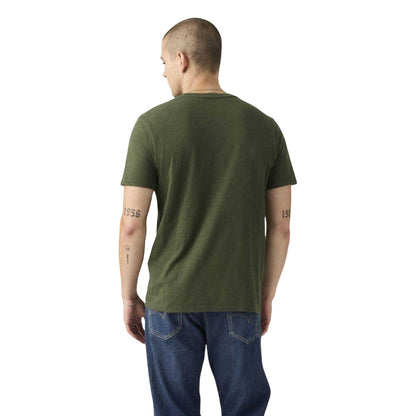 Green - Back - Levis Mens Classic Chest Pocket T-Shirt