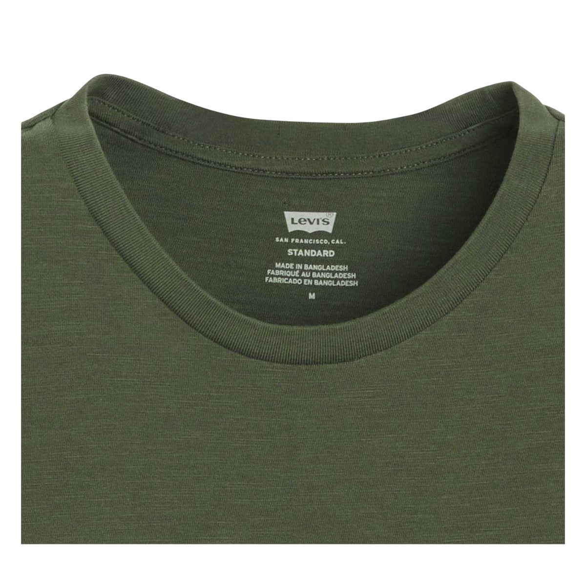 Green - Side - Levis Mens Classic Chest Pocket T-Shirt