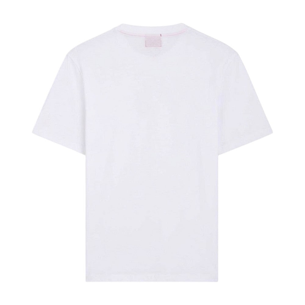 White - Back - Hugo Mens Dero222 Printed Logo T-Shirt