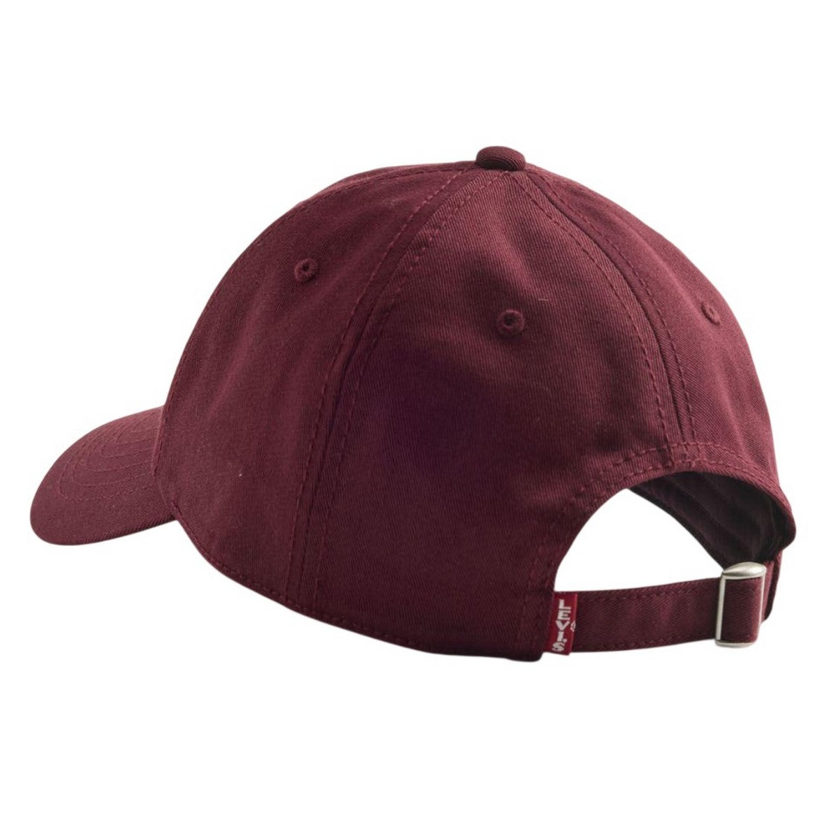 Burgundy - Back - Levis Monogram Baseball Cap