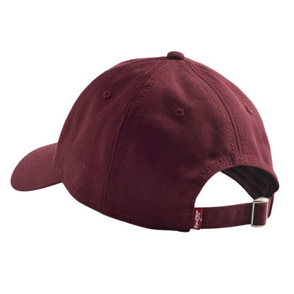 Burgundy - Back - Levis Monogram Baseball Cap