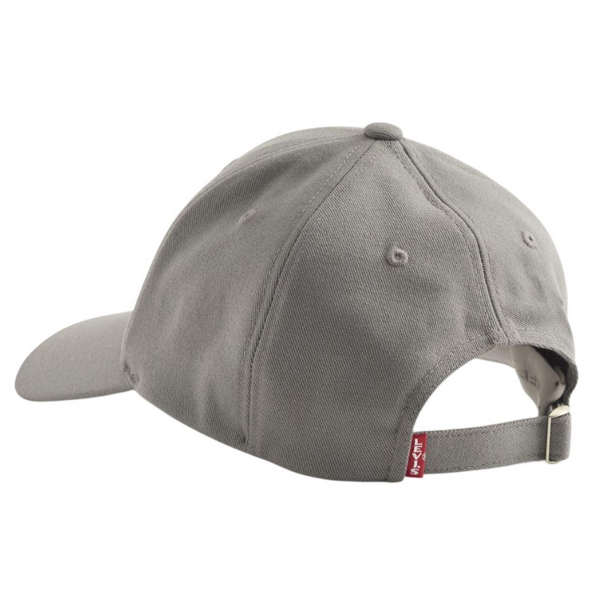 Grey - Back - Levis Housemark Flex Fit Baseball Cap
