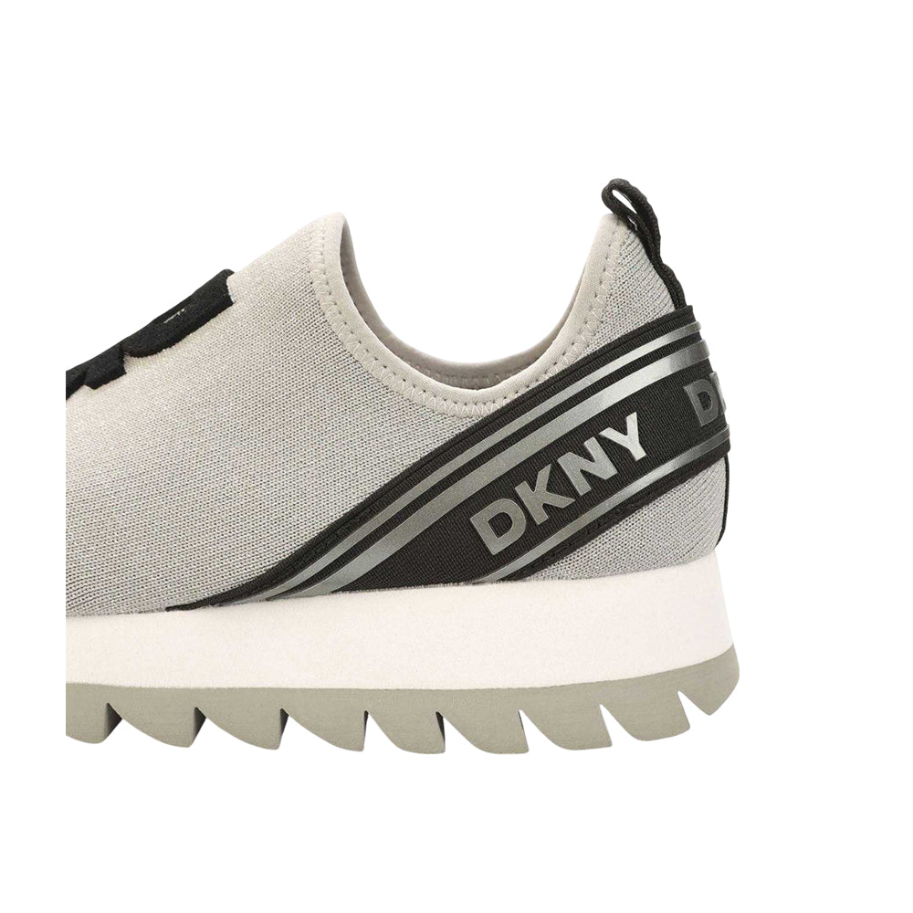 Silver - Lifestyle - DKNY Womens-Ladies Abbi Slip-on Trainers