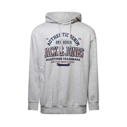White - Front - Jack And Jones Womens-Ladies Logo Hoodie