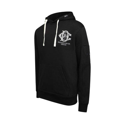 Black - Side - Duck and Cover Mens Randolph Hoodie