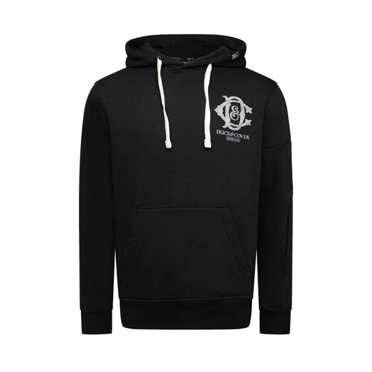 Black - Front - Duck and Cover Mens Randolph Hoodie