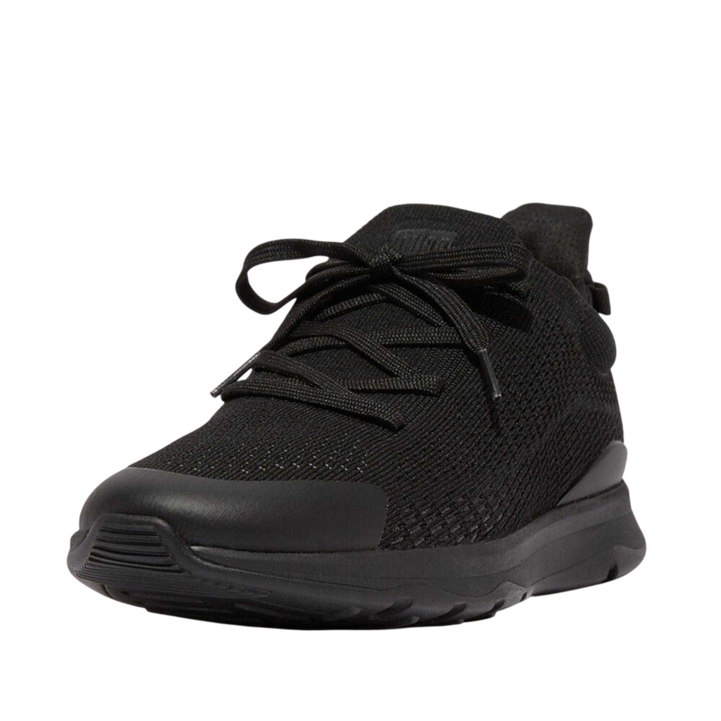 Black - Front - FitFlop Womens-Ladies Vitamin FFX Knitted Trainers