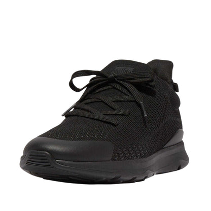 Black - Front - FitFlop Womens-Ladies Vitamin FFX Knitted Trainers