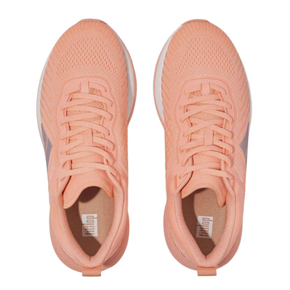 Pink - Side - FitFlop Womens-Ladies FF Runner Mesh Trainers