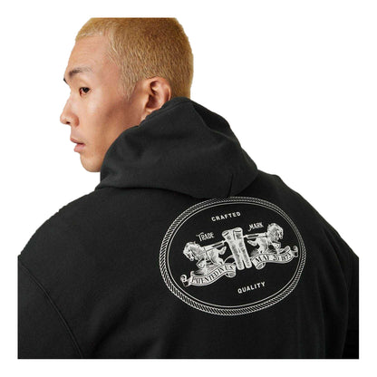 Black - Side - Levis Mens Batwing Relaxed Fit Hoodie