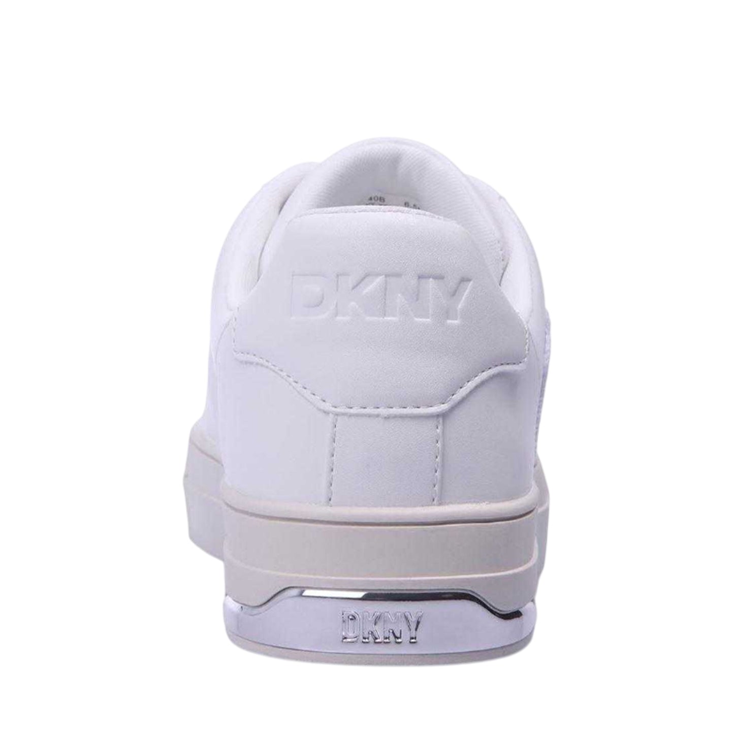 White - Back - DKNY Womens-Ladies New York Lace Up Trainers