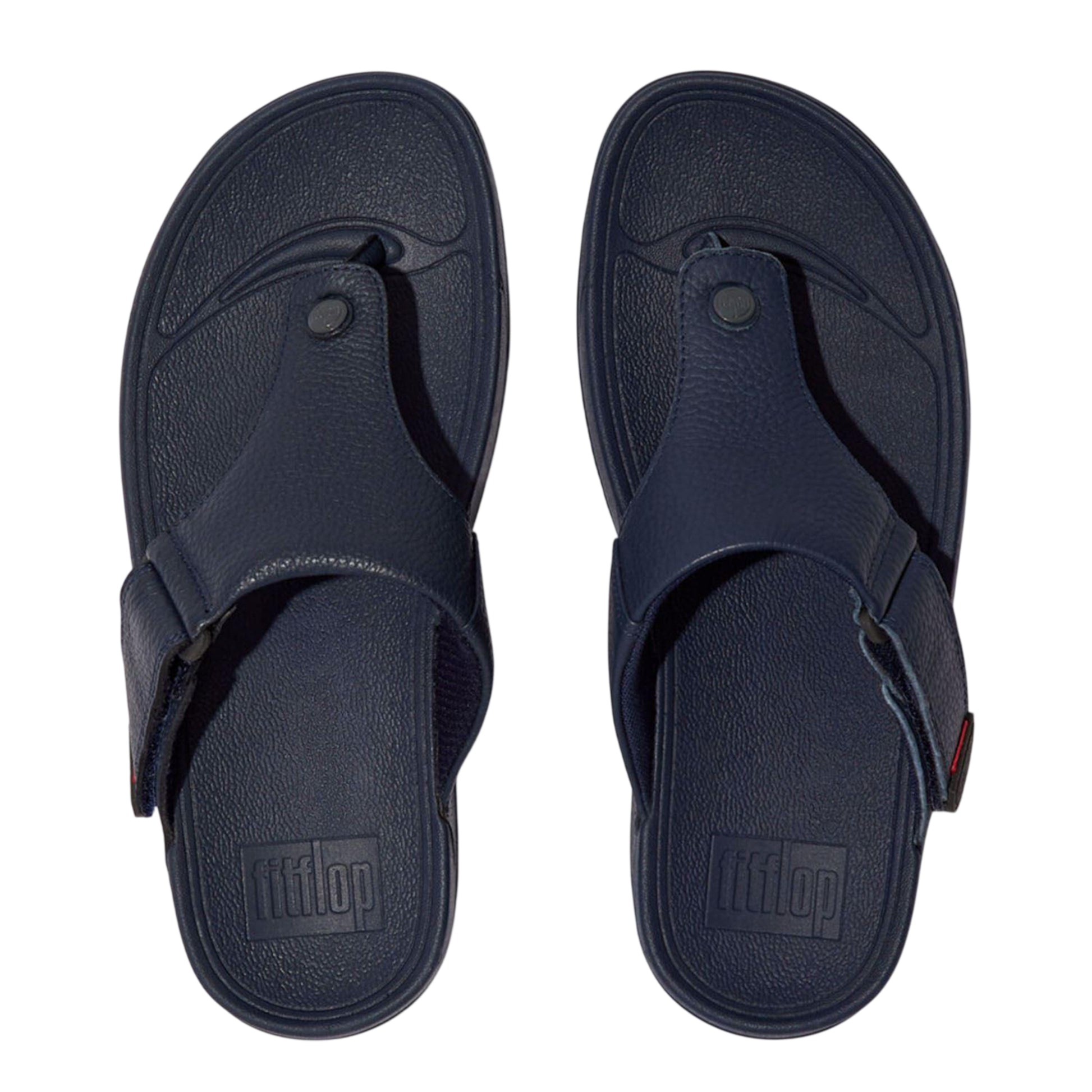 Navy - Side - Fit Flop Mens Trakk ll Toe Post Sandals